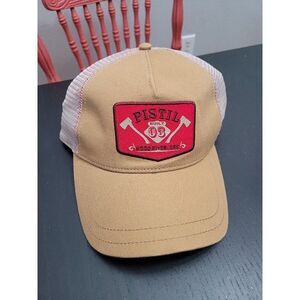 Pistil Men's Authentic Adjustable Snapback Cap Roscoe Trucker Hat Fire Fighter